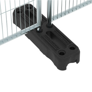 Cao su tạm thời hàng rào chân/Khối hỗ trợ hàng rào bảng điều chỉnh cơ sở cao su hàng rào Neo tái chế cao su kim loại tấm ổn định/dấu hiệu cơ sở - Product Image 4