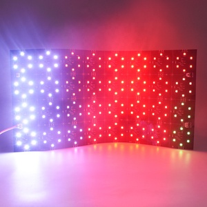 แผ่นหน้าจอ LED แบบปรับได้ RGB แผงกระจกแบบยืดหยุ่นพร้อมระบบไฟ RGB IC LED สำหรับใช้ในแนวนอนมีแสงพื้นหลังโดย LED - Product Image 3