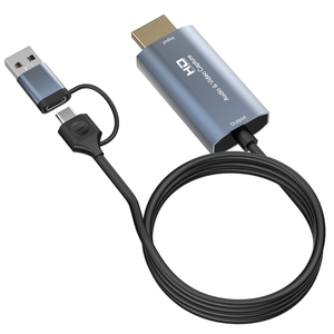 4k用于HDMI到USB/usb-c视频采集卡2m电缆电脑摄像机实时流记录会议/通话高清MP4表格 - Product Image 4