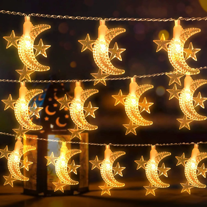 Estrella Luna Blanco Cálido