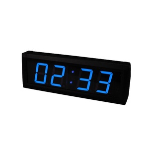Orologio multifunzione da 2.3 pollici 4 cifre elettronico per interni a singolo lato Display a LED programmabile Timer digitale conto alla rovescia - Product Image 3