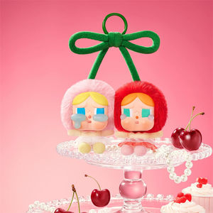オリジナルPopmart CRYBABY Crying for Loveシリーズ-ビニールぬいぐるみハンギングカードLove You Cherry Much Couple Lovers Lovers Sweetheartsギフト - Product Image 2
