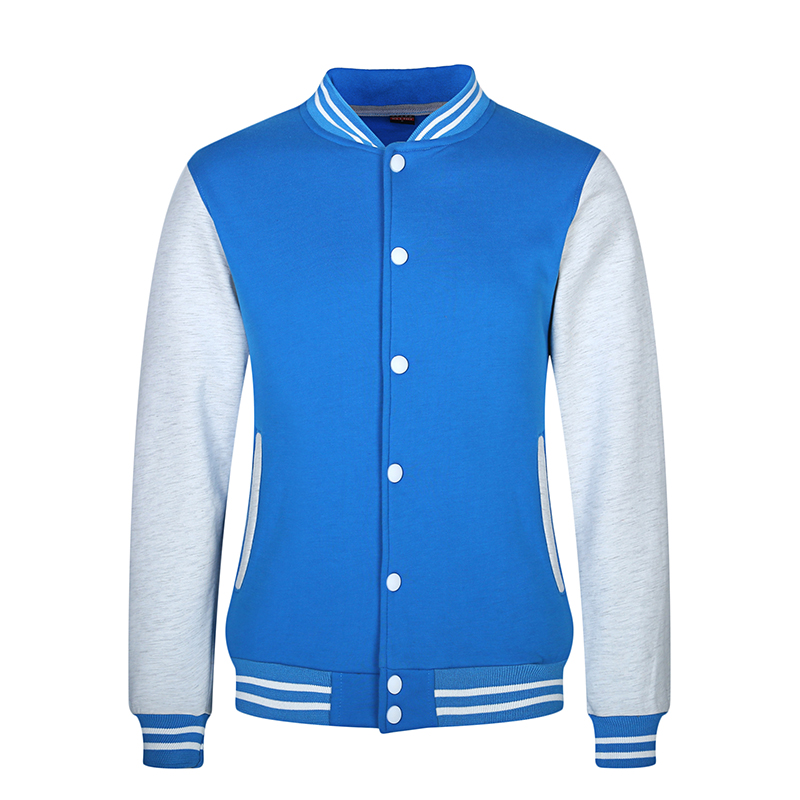 Robe bleu clair à manches grises