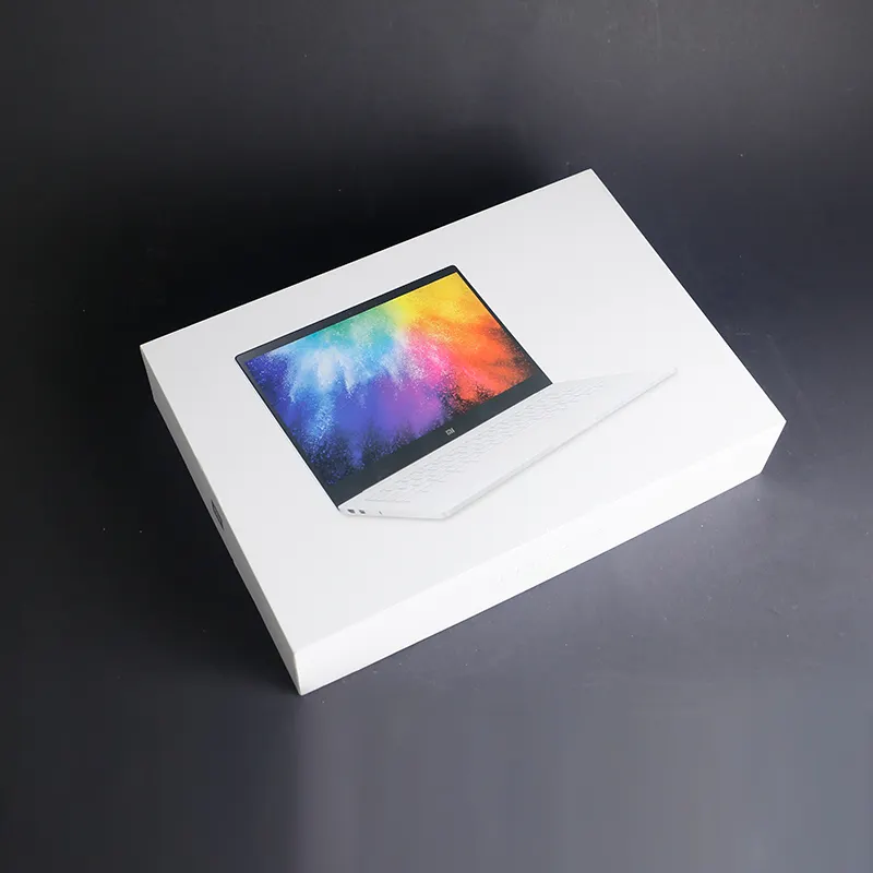 맞춤형 회사 로고 인쇄 전자 포장 상자 노트북 세트 선물 상자