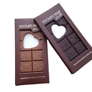 チョコレート高級折りたたみホワイト板紙チョコレートバーボックス食品グレードチョコレートキャンディーボックス用卸売カスタマイズプリントボックス
