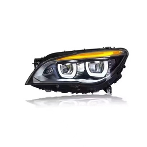 ไฟหน้า LED สำหรับ BMW 7ชุด F02 F01 09-15ชุดไฟหน้า LED ชุดเปิดสัญญาณไฟเลี้ยวเลนส์อุปกรณ์ตกแต่งรถยนต์ - Product Image 1