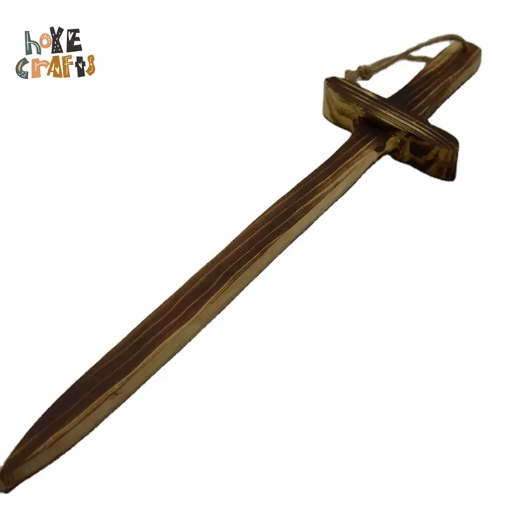 educational toy outdoor game Chinese kungfu sword traditional kids wooden sword for sale customized children toy wooden sword