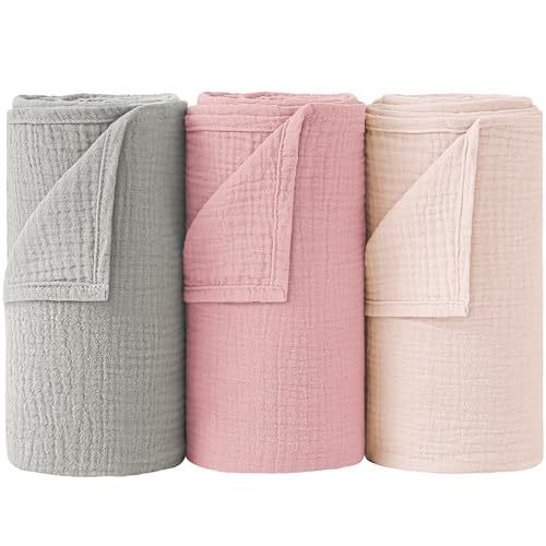 3 crèmes poudre-rose foncé-gris