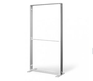Espositore per esposizione con struttura in scatola leggera per esposizione con struttura in alluminio con profilo, Display per sfondo in tessuto, display modulare portatile - Product Image 2