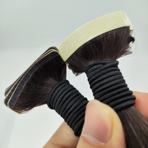 Raw Indian Human Hair Wigs Virgin <strong>Bundles</strong> Natural Gradient Ombre T2/60 Invisible Tape in Extensions Remy Hair - Product Image 2