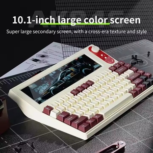 Ajazz AKP846 en línea 84 teclas Programación Controlador personalizado QMK Código abierto Teclado mecánico con cable de color de 10,1 pulgadas - Product Image 5