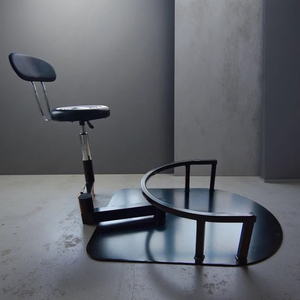 Çok fonksiyonlu ayarlanabilir Modern berber koltuğu hidrolik pompa paslanmaz çelik taban Tilt döndürme-oturma odası depolar için - Product Image 4