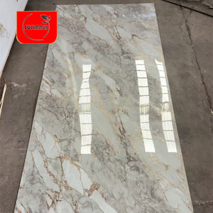 Foglio di marmo personalizzato PVC per decorazione della parete di qualità di plastica 3mm spessore rivestimento della parete pannello prezzo competitivo - Product Image 2