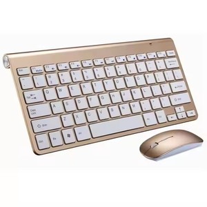 Multi Media Mini 2,4g Teclado y mouse inalámbricos Moda simple Mini teclado y mouse inalámbricos para computadora portátil - Product Image 3
