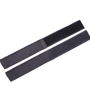 Correas de cincha de poliéster 100% de 20cm, bridas para cables, correa de gancho y bucle ajustable, Color personalizado, longitud, ancho, hebilla, forma de corte - Product Image 1