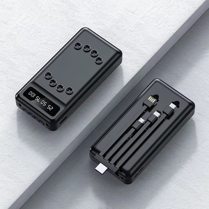 Powerbank pengisi daya portabel ponsel 10000/20000mAh, bank daya tampilan Digital luar ruangan dengan Logo kustom - Product Image 3