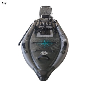 JTRDA 2024 nuevo kayak inflable pesca con pedal drop Stitch pesca Kayak Pesca con pedal kayak con sistema de conducción de padel