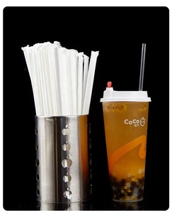Smartops Đóng Gói Riêng Dùng Một Lần Trong Suốt Ống Hút 0.6*15Cm Sinh Tố Ống Hút Cho Trà Sữa Nước Trái Cây Đồ Uống Cà Phê - Product Image 2