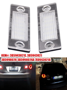 VW Golf için LED plaka aydınlatma ışığı artı MK5 Jetta MK3/MK5 Passat kombi/varyant 3BG/B5.5 Touran synskoda Skoda Superb Octavia MK1 - Product Image 4