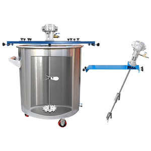 带搅拌器实验室液体混合器的三缸大开口桶混合罐专用混合器 - Product Image 1