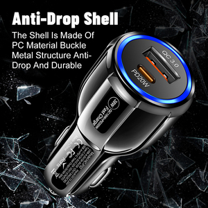 Factory Custom <strong>38W</strong> PD Usb c Car <strong>Charger</strong> 3.0 Quick Charging for Phone - Product Image 4