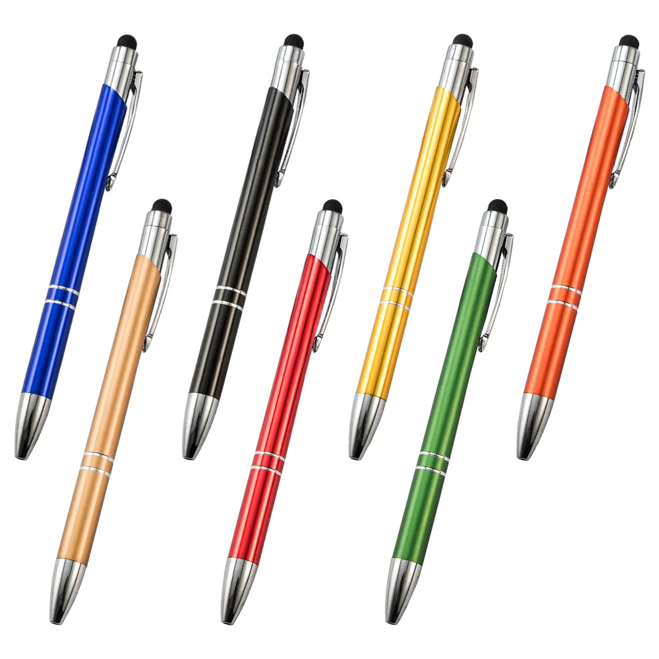 Werbung Benutzer definierte Günstige Metall Stylus Pen Werbe Aluminium Touch Handy Kugelschreiber mit Personalisieren Logo