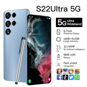 S22 Ultra 6.7 Inch 16G + 512G <strong>Android</strong> Smartphone 10 Core 5g LET Phone HD Screen Face ID Global Version Mobile Phone