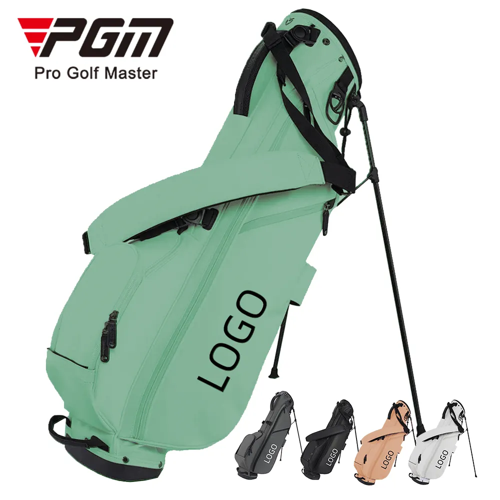 PGM QB0323, venta al por mayor, bolsa de Golf ultraligera para caminar para hombre, bolsa de soporte ligera de cuero de microfibra duradera para Golf Sunday