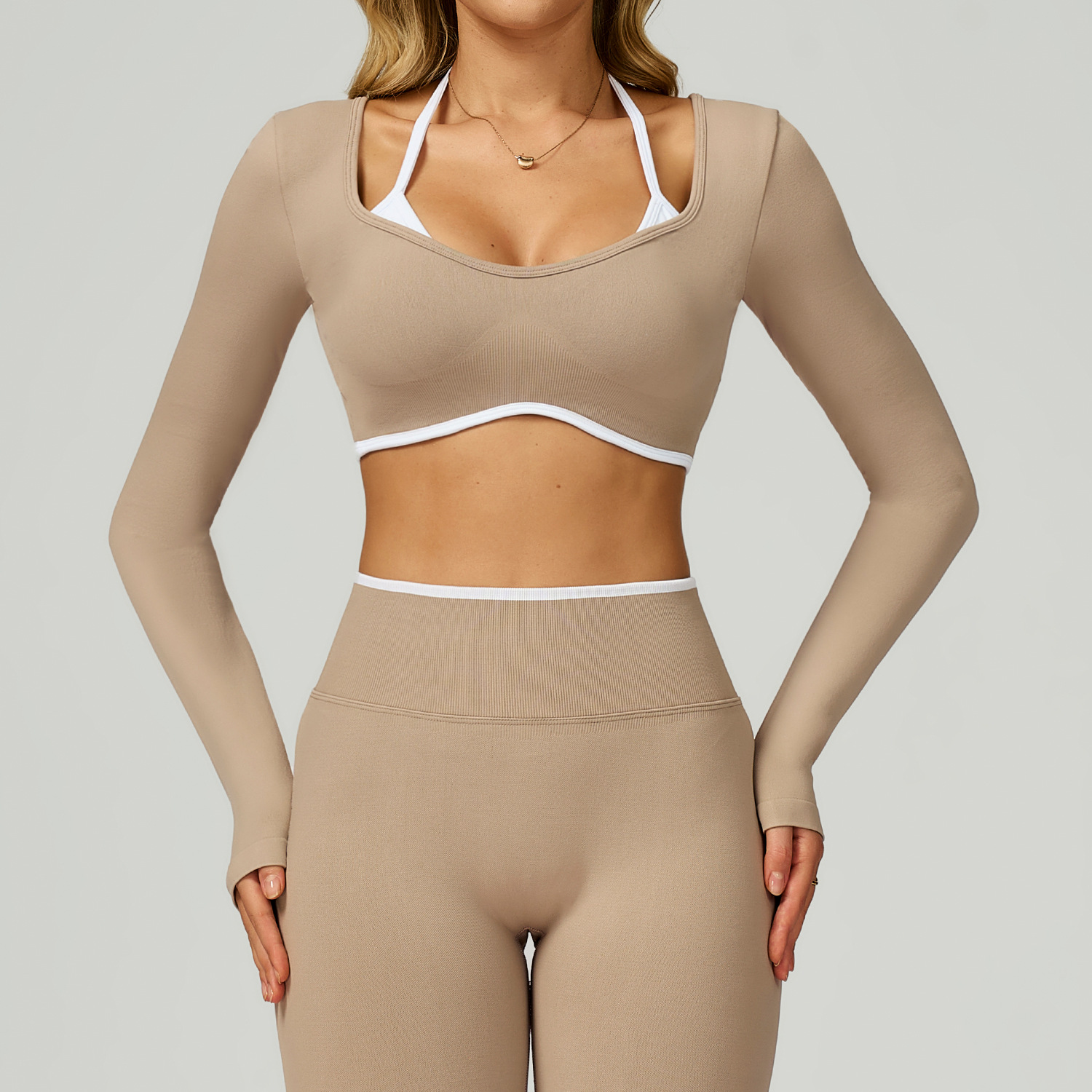 Khaki White