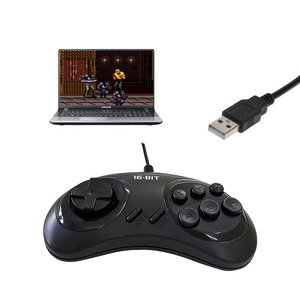 <strong>USB</strong> Buttons <strong>Game</strong> <strong>Controller</strong> for SEGA <strong>USB</strong> Joystick Holder for PC MAC Mega Drive Gamepads - Product Image 2