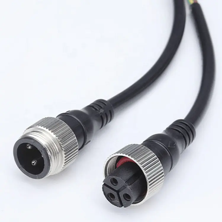 Productie Luchtvaart Vrouwelijke Mannelijke Kabel 3/4 Pin Waterdichte Ip67 Ip68 Ronde Connector