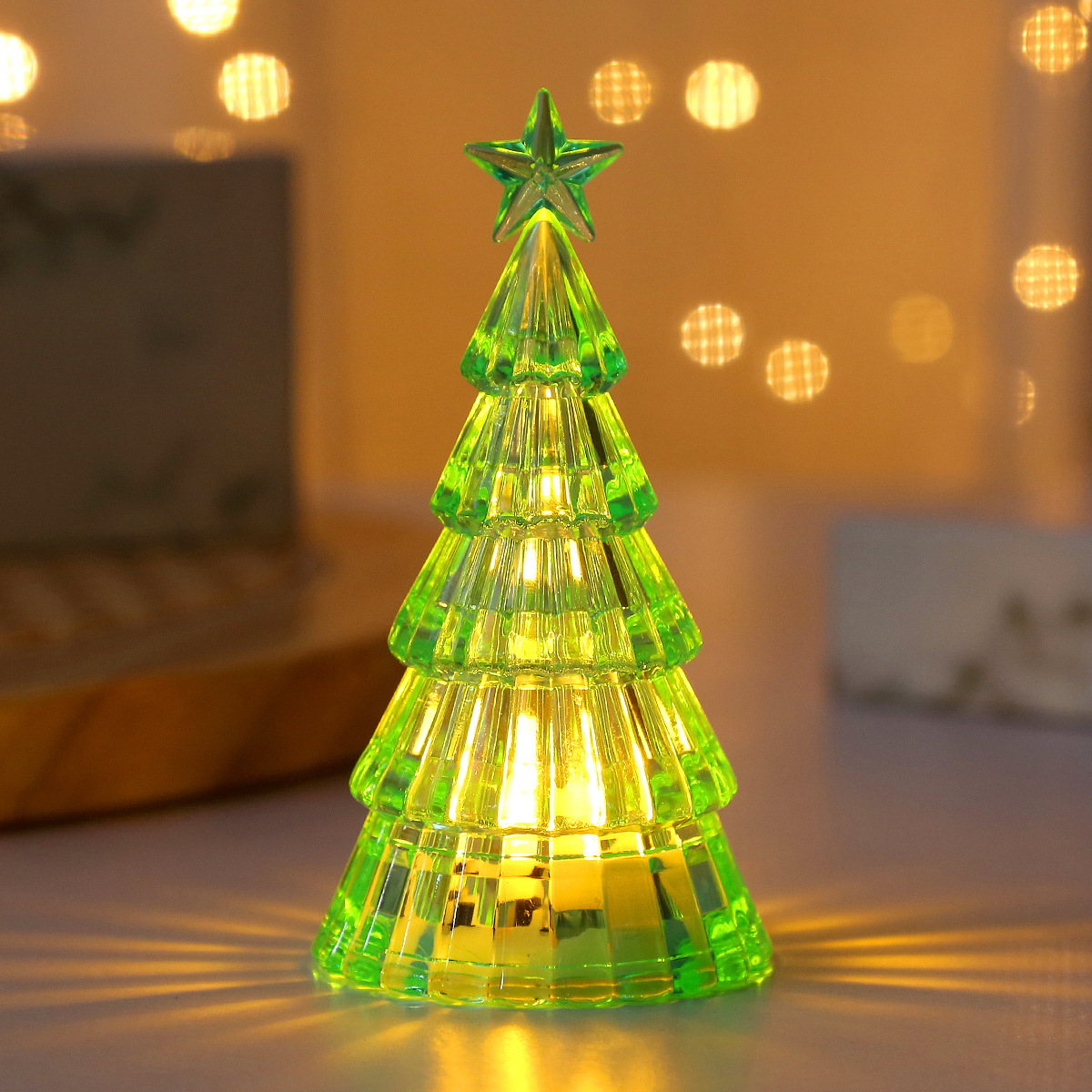 Lumière jaune verte trompette