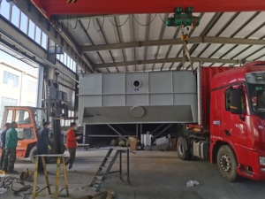 เครื่องแยกน้ำน้ำมันแบบ10m3 1000m 3/ชั่วโมงแผ่นลอนตัวกรองดักการกรองน้ำระบบรีไซเคิล - Product Image 5