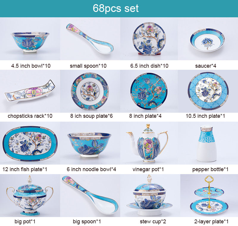 68pcs set