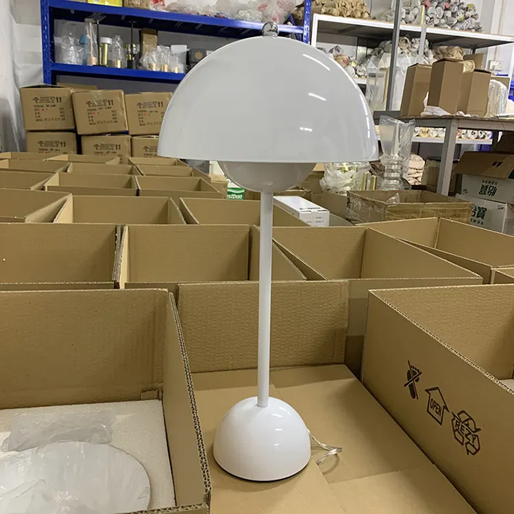 Shengpai iluminação de alta qualidade, para sala de estar, com fio ou sem fio, luz de mesa de estudo, cogumelo, led