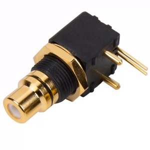 Placa giratoria con asiento RCA chapado en oro, decodificador DAC, entrada/salida coaxial digital, PCB, toma de placa de soldadura de 90 grados - Product Image 6