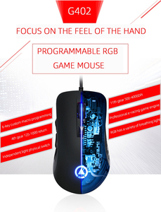 Macro programmazione meccanica del topo di gioco di RGB degli accessori del computer del mouse della luce GAZ-M17 - Product Image 3