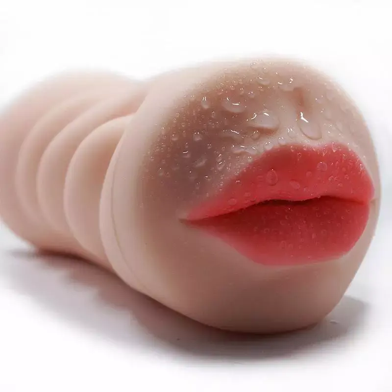 Realistisches künstliches Vagina tiefes Mundstück, das den Sexspielzeug-Mastur bator des Mannes saugt