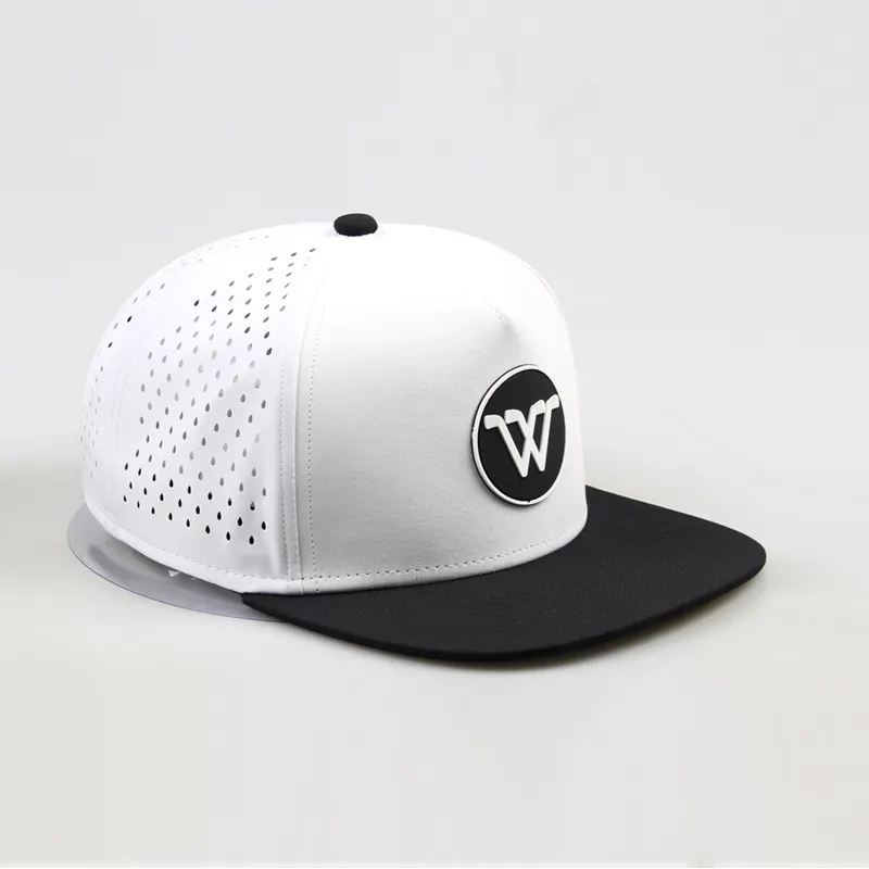 Stile OEM cappello di lusso snapback catalogo logo personalizzato bordo staccato impermeabile due toni cappelli melin produttore
