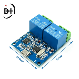 LCUS-1タイプ1/2チャンネルUSBリレーモジュール電子コンバータPCB USBインテリジェント制御スイッチ - Product Image 3
