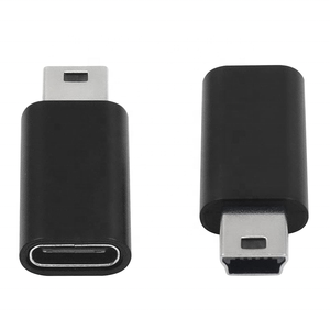 迷你USB 2.0迷你B公到型C USB C母转换器适配器适配器 - Product Image 2