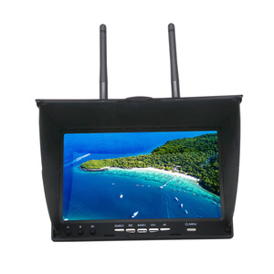 Monitor FPV LCD5802D de 7 pulgadas, resolución de 800*480, 5,8G, 40CH con batería incorporada DVR para Video, Material plástico multicóptero - Product Image 4
