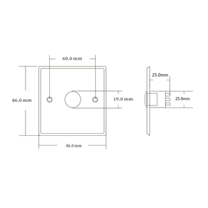 Botón pulsador de panel de acero inoxidable de liberación de puerta de precio al por mayor, presione el botón de salida para control de acceso - Product Image 4