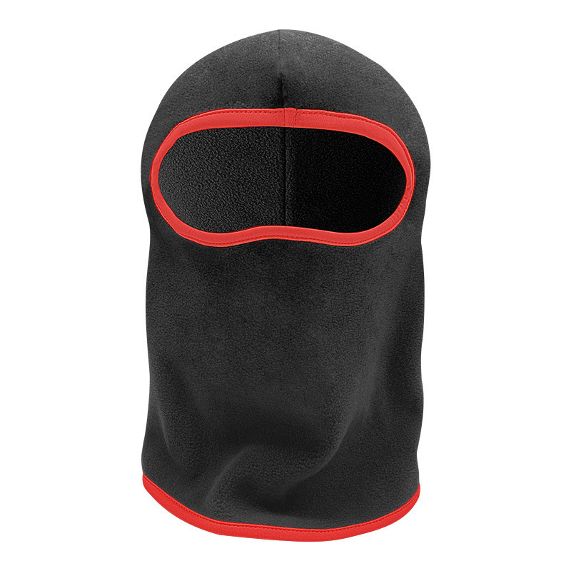 Polaire rouge noir