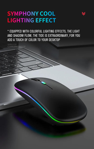 Silky TouchワイヤレスBluetooth接続充電マウスコンピュータ用ラップトップデスクトップノートブック - Product Image 5