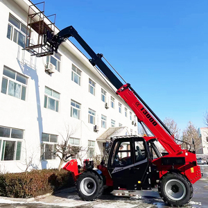 Doppio carrello elevatore telescopico caricatore per contenitore fascio di pietra lastre di vetro carico e scarico handler da 14m di sollevamento - Product Image 4