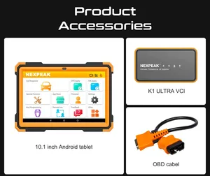 NEXPEAK K1 Ultra obd2 strumento diagnostico Professional o Car Full System Code Reset IMMO Key programmazione strumento di officina meccanica - Product Image 5