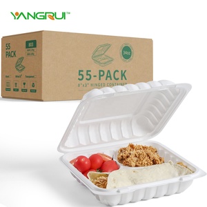 Bao Bì Thực Phẩm Lấy Ra Lò Vi Sóng MFPP Bán Sỉ Từ Nhà Sản Xuất Trung Quốc Hộp Đựng Có Bản Lề Chuẩn Bị Bữa Ăn Bằng Nhựa Cho Nhà Hàng - Product Image 2