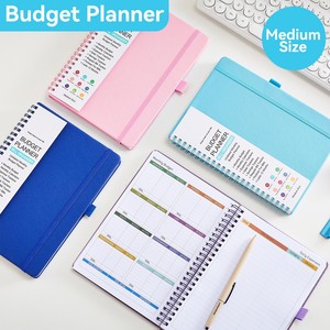 Temu Hot Selling personalizzato A5 Custom Cover Pu Budget Planner con Logo all'ingrosso cartonato raccoglitore di bilancio Planner