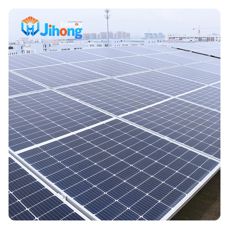 Harga grosir 435 445 455 watt panel surya fotovoltaik kristal Mono dari Cina